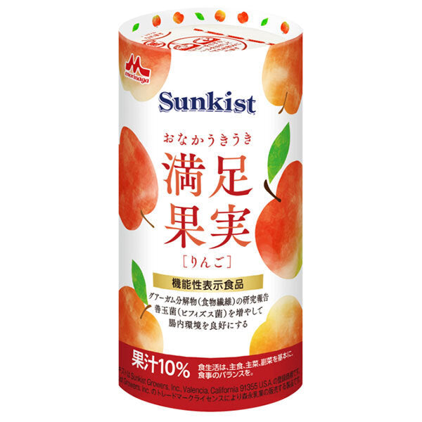 Clinico Sunkist Stomach Excitement Satisfaction Fruit Apple 125ml paper pack x 18 pieces [Shipped in Japan]
