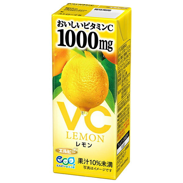 Elvie Delicious Vitamin C Lemon 200ml paper pack x 24 pieces [shipped in Japan]