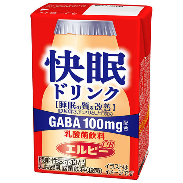 LB Sleep Drink, Lactic Acid Bacteria Drink, 125ml paper pack x 24 bottles [shipped in Japan]