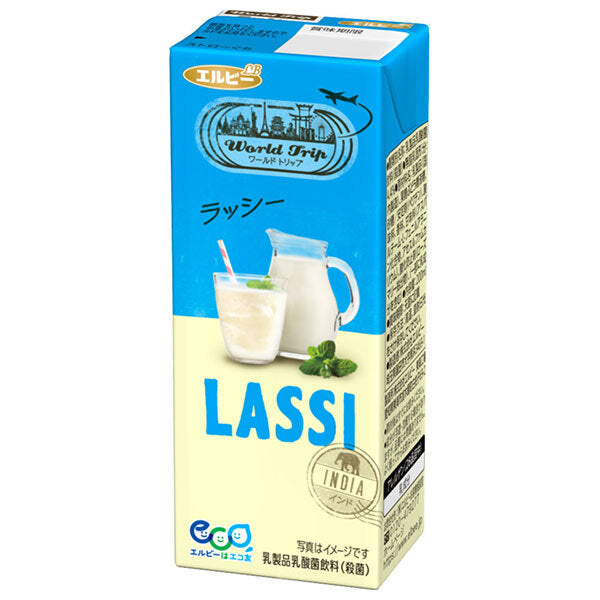 LB WorldTrip Lassi 200ml paper pack x 24 pieces [shipped in Japan]