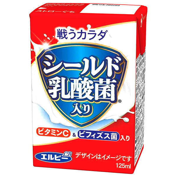 Elbee Fighting Body Shield with lactic acid bacteria 125ml paper pack x 24 bottles [shipped in Japan]