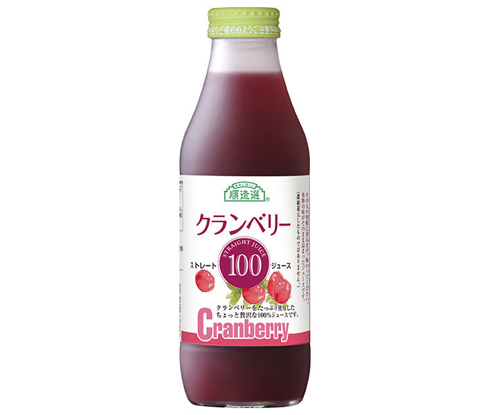 Marukai Corporation Junzosen Cranberry 100 500ml bottle x 12 bottles [shipped in Japan]