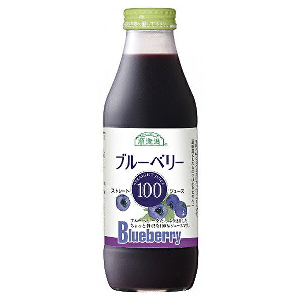 Marukai Junzosen Blueberry 100 500ml bottle x 12 bottles [shipped in Japan]