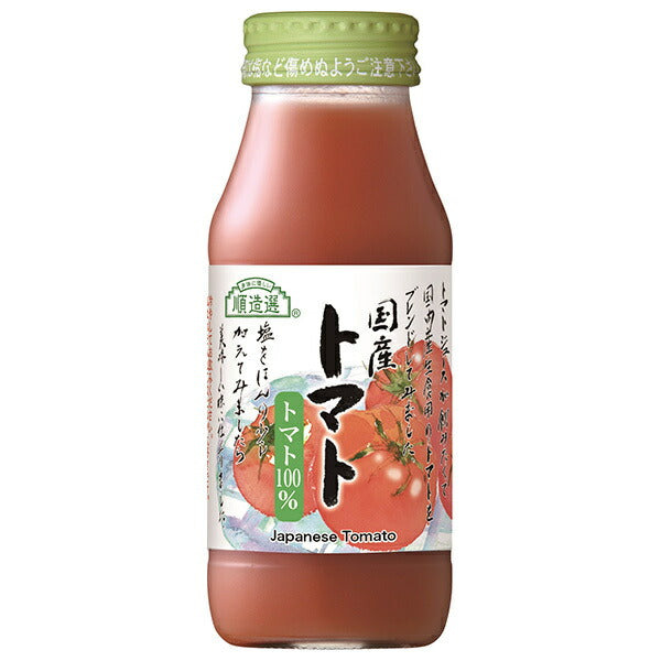Marukai Corporation Junzo Sen Domestic Tomato 180ml bottle x 20 pieces [Shipped in Japan]