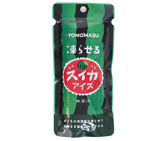 友桝飲料 スイカアイス 80gパウチ×36(12×3)本入【日本出荷】