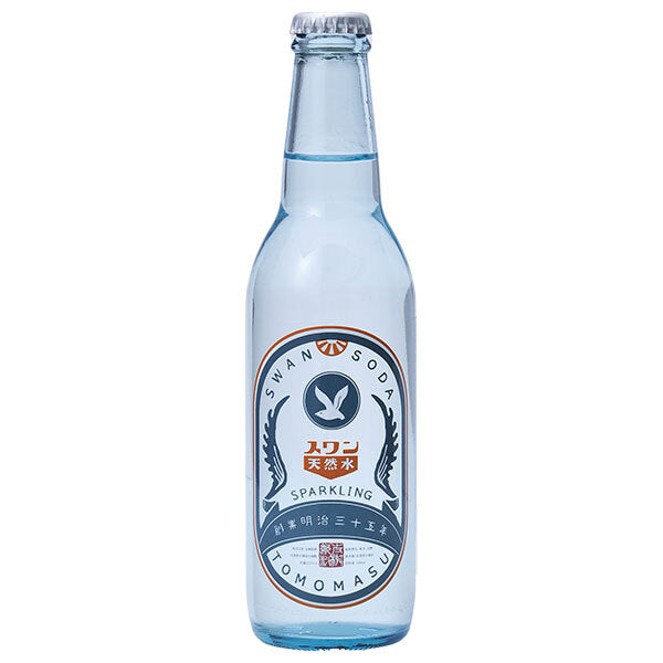 Yumasu Beverage Swan (unsweetened carbonated) 330ml bottle x 24 bottles [shipped in Japan]