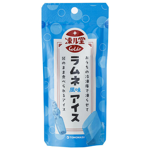 友桝飲料 凍ル堂 ラムネアイス 80gパウチ×36本入【日本出荷】