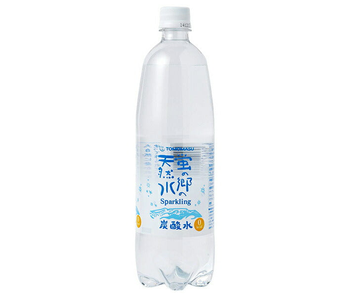 Tomomasu Beverages Hotaru no Sato Natural Water Sparkling 1L PET bottles x 15 bottles [Shipped in Japan]