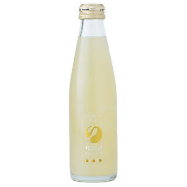 友桝飲料 n.e.o(ネオ)プレミアムジンジャーエール 200ml瓶×24本入【日本出荷】