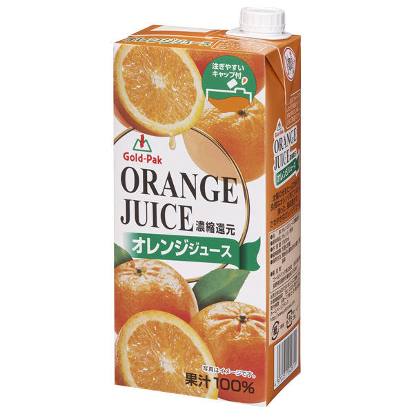 Gold Pack Orange Juice 1L paper pack x 6 bottles [shipped in Japan]