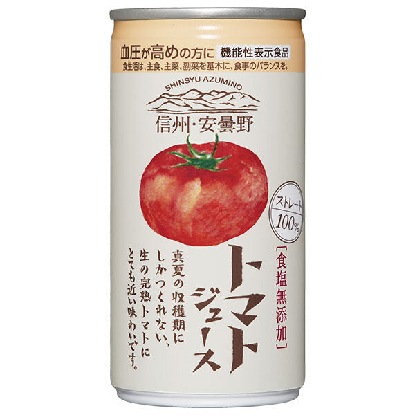 Gold Pack Shinshu Azumino Tomato Juice (no salt added) 190g cans x 30 pieces [shipped in Japan]