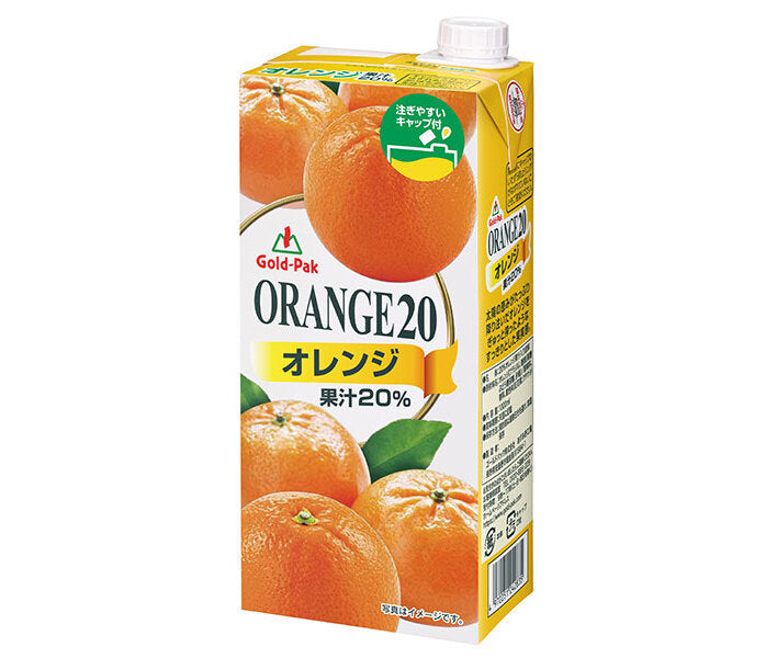 Gold Pack Orange 20 1000ml paper pack x 6 pieces [shipped in Japan]