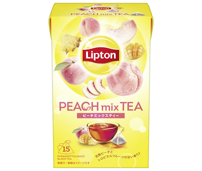 Key Coffee Lipton Peach Mix Tea Tea Bags 15 bags x 6 boxes [shipped in Japan]