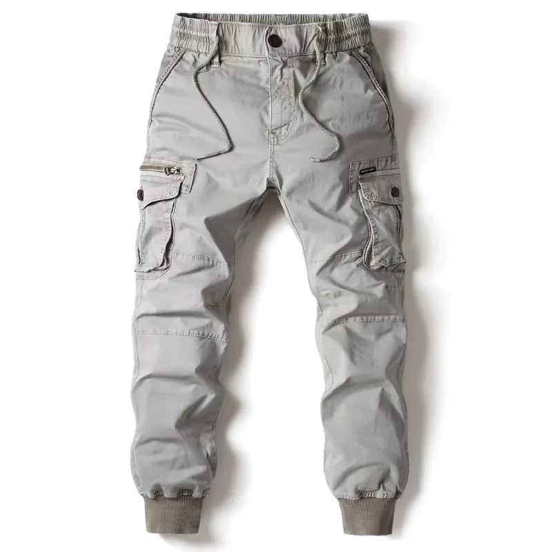 Men's Solid Color Casual Cargo Pants in Multiple Colors