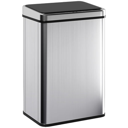 10.6 Gal (40 L) Automatic Garbage Can w/ Soft-Close Lid, Touchless Trash Can with Fingerprint Resistant Stainless Steel