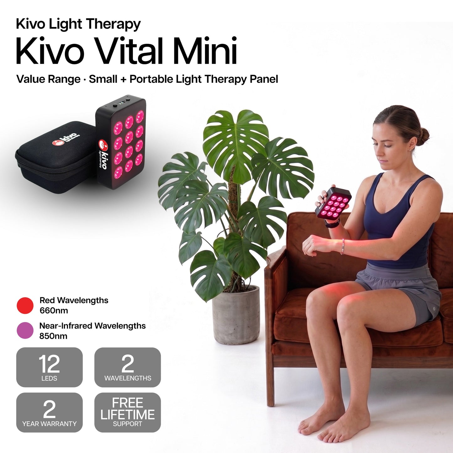 Kivo Vital Mini: Portable Red Light