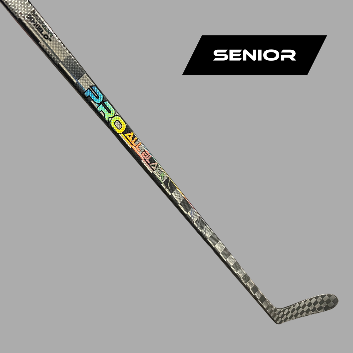 Bâton de hockey Pro All Black™ V2 – Senior