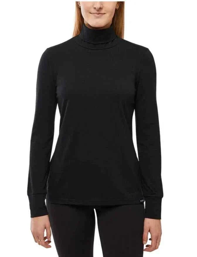 Kombi Women's Turtleneck Long Sleeve Casual Apres Ski Layer Tops Size: Large