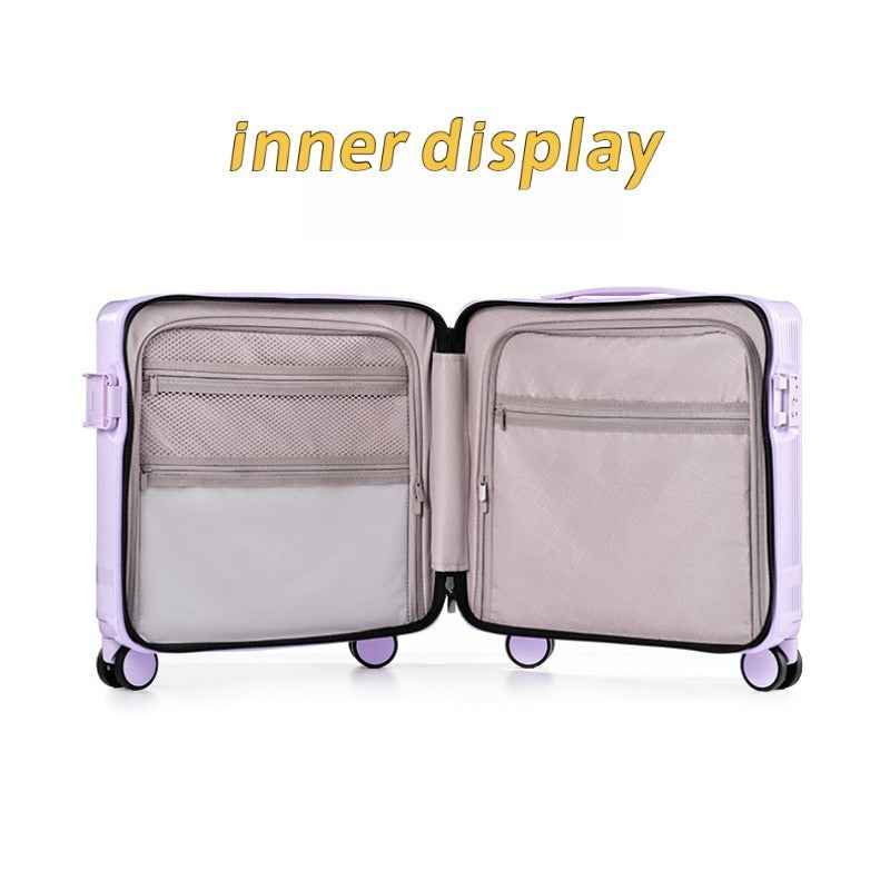 New Fashionable 16 Inch Luggage Case With TSA Customs Lock, 360 Universal Wheel Pull Rod Box, Luggage Universal Wheel Password Box