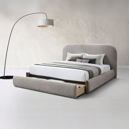 Tozko Platform Storage Bed - Grey