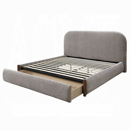 Tozko Platform Storage Bed - Grey