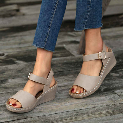 Sandalswomen's Beach Toe Wedge Sandals