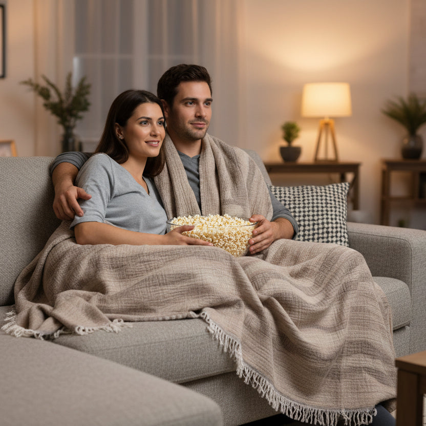 Waves: Wearable Throw 2 Colors