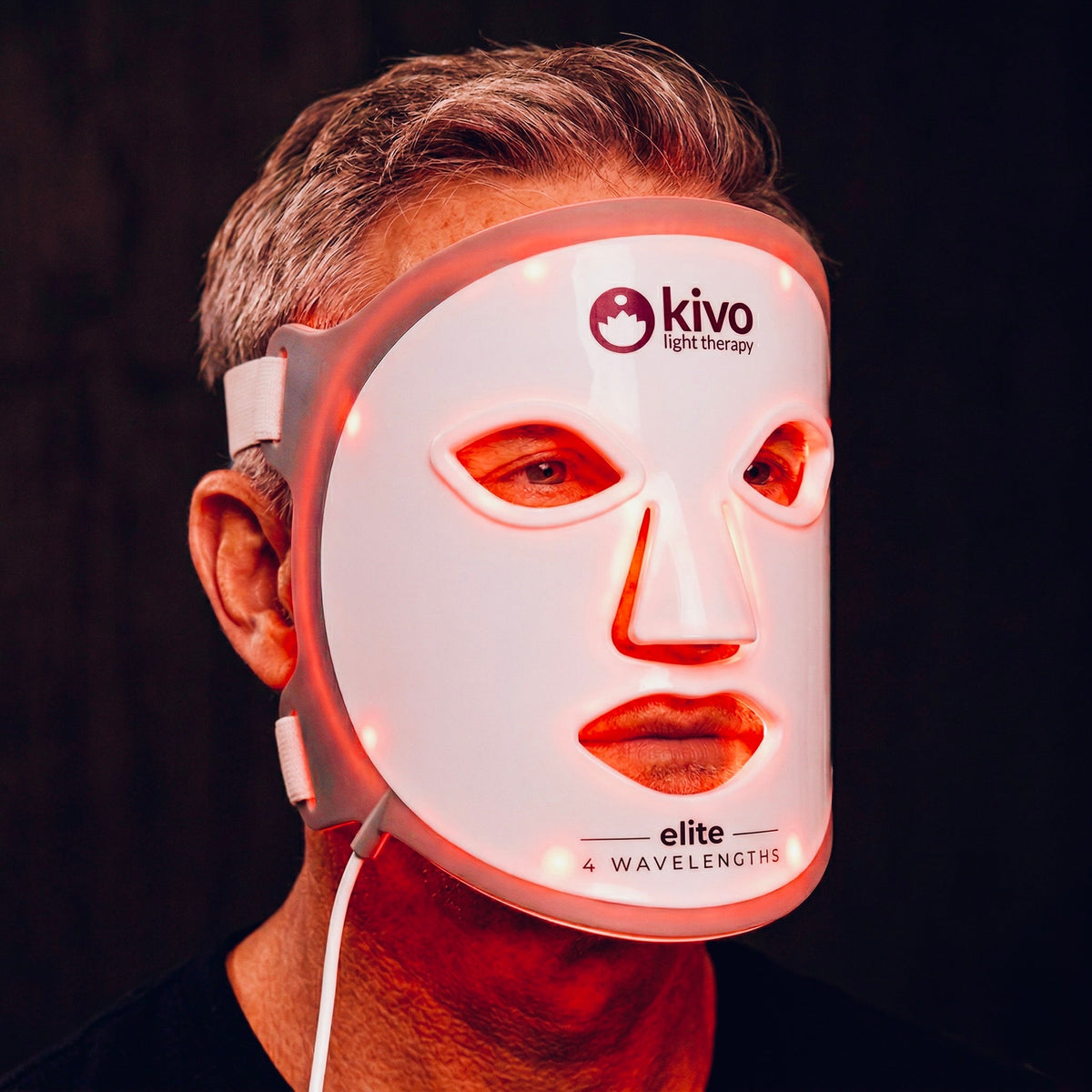 Kivo Elite Face: Blue, Yellow, Near-Infrared, and Red Light Therapy Mask