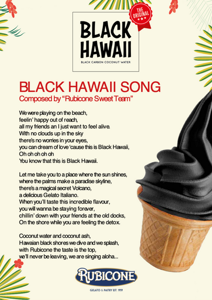 Black Hawaii Spreadable Filling Cream - Cremino Black Hawaii - 5 KG Bucket - Rubicone Canada - Ships Free Within Canada on Orders Above CAD $199