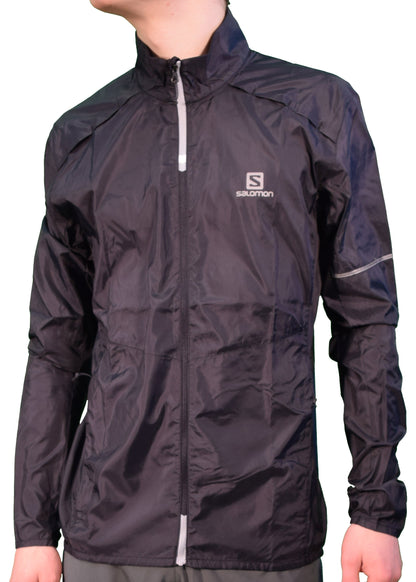 Salomon Men's Agile Wind Jackets Running Windbreakers Size Small