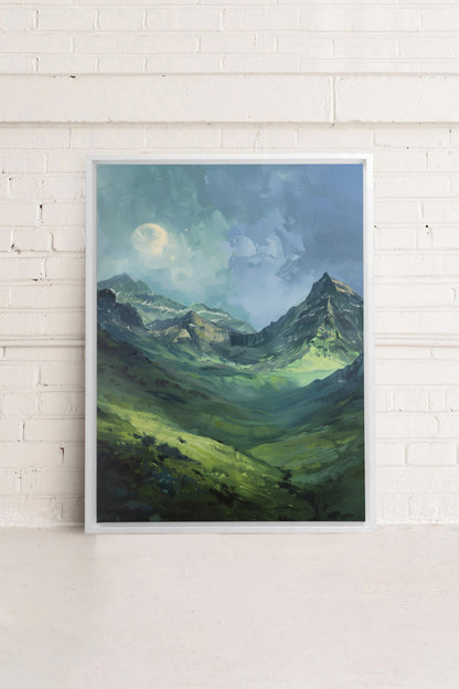 VALLÉE DE VÉNUS, Oeuvre sur toile étirée