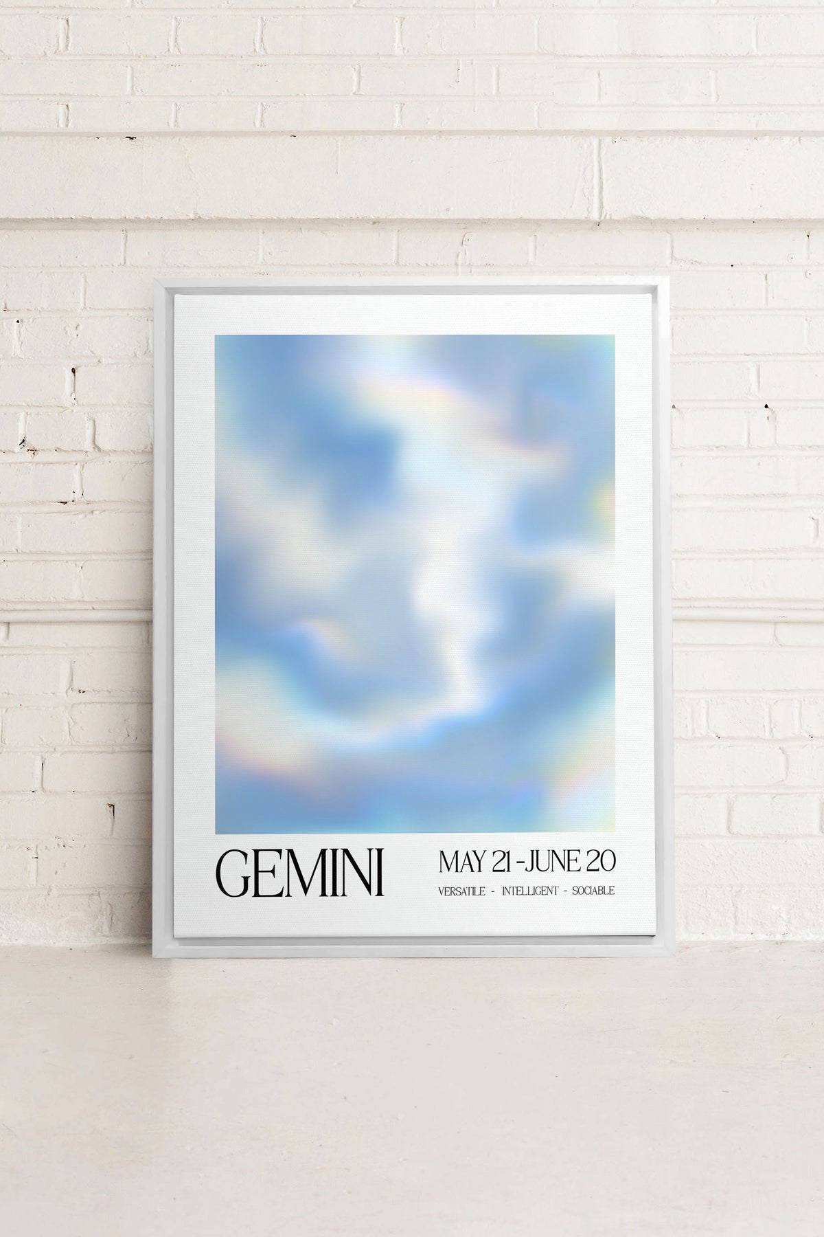 GEMINI, Oeuvre sur toile étirée