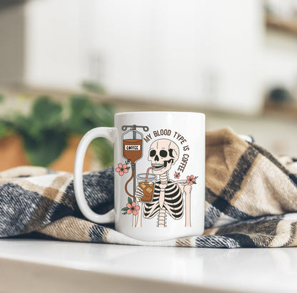 Blood type is coffee - Royal Eagles Promise of Peace
