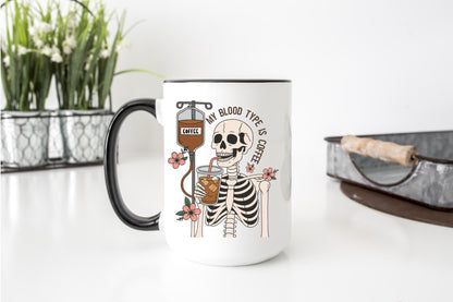 Blood type is coffee - Royal Eagles Promise of Peace