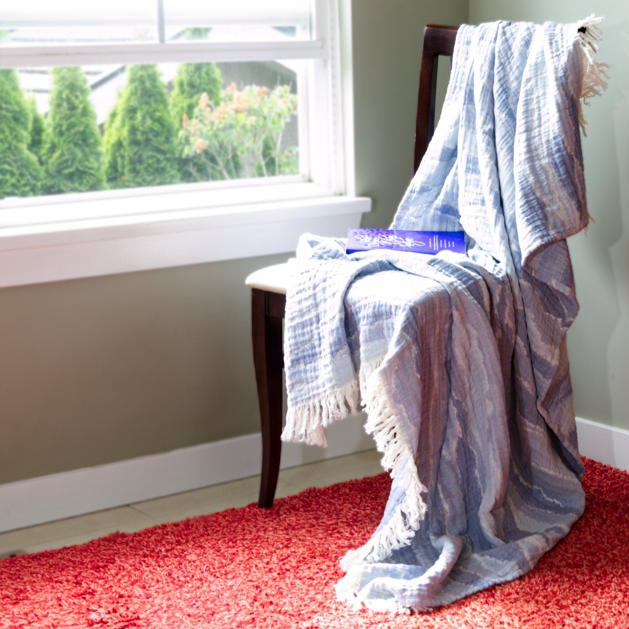 Waves: Wearable Throw 2 Colors