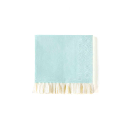 Baby Blue Fringe Napkins