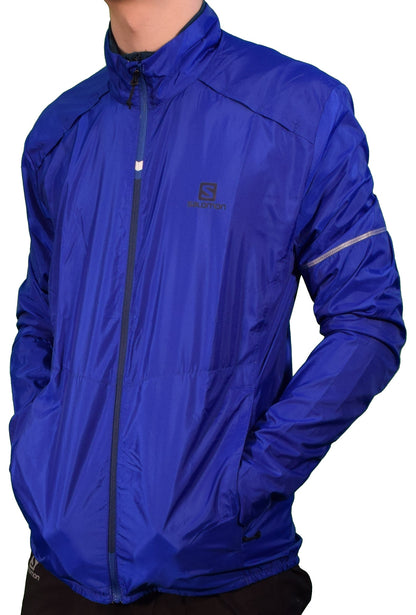Salomon Men's Agile Wind Jackets Running Windbreakers Size Small