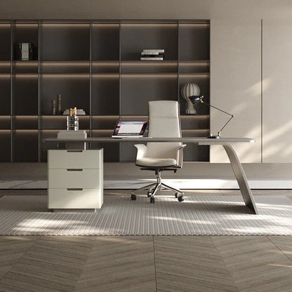 BLV10 Marble Top Office Desk