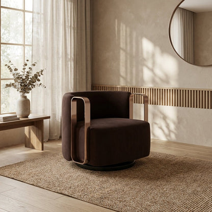 Bordeaux Swivel Lounge Chair
