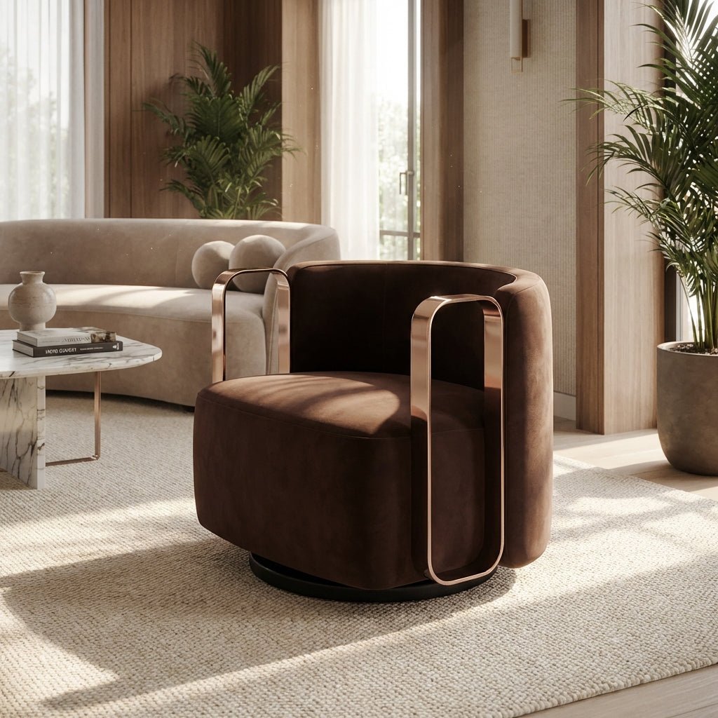 Bordeaux Swivel Lounge Chair
