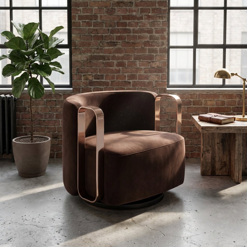 Bordeaux Swivel Lounge Chair
