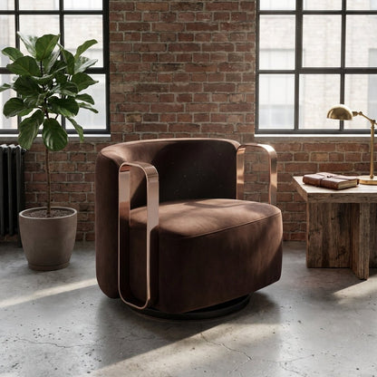 Bordeaux Swivel Lounge Chair