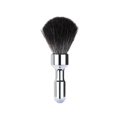 MERKUR Shaving Brush 1701 with Vegan Synthetic Hair in Bright Chrome