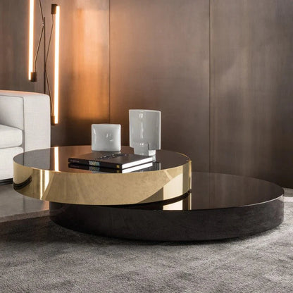 BT19 Gold Plated Dual Nesting Coffee Table