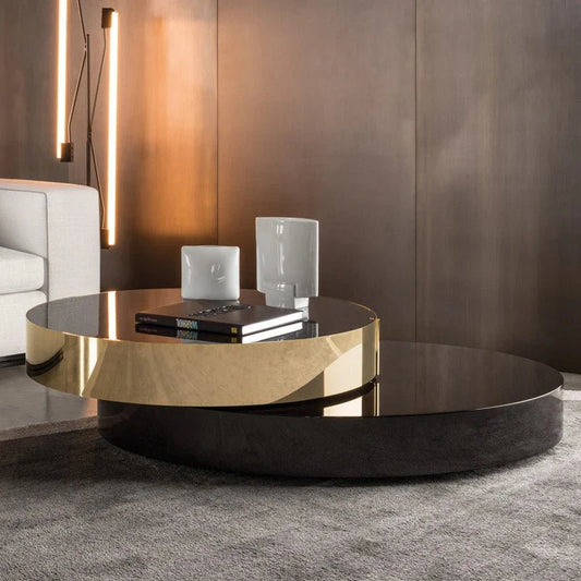 BT19 Gold Plated Dual Nesting Coffee Table