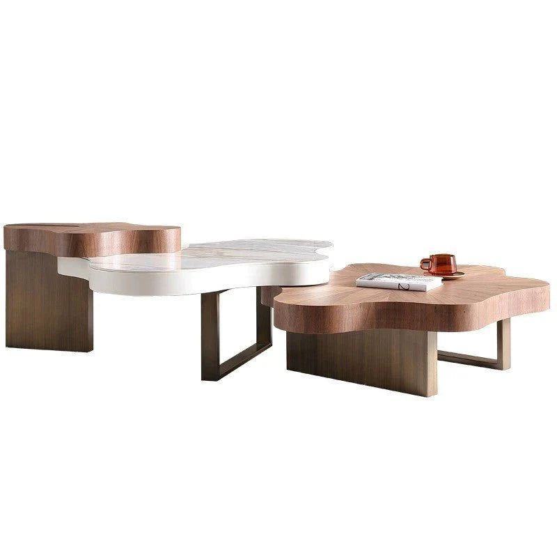 BT70 Nordic 3-Tier Modern Coffee Table Set