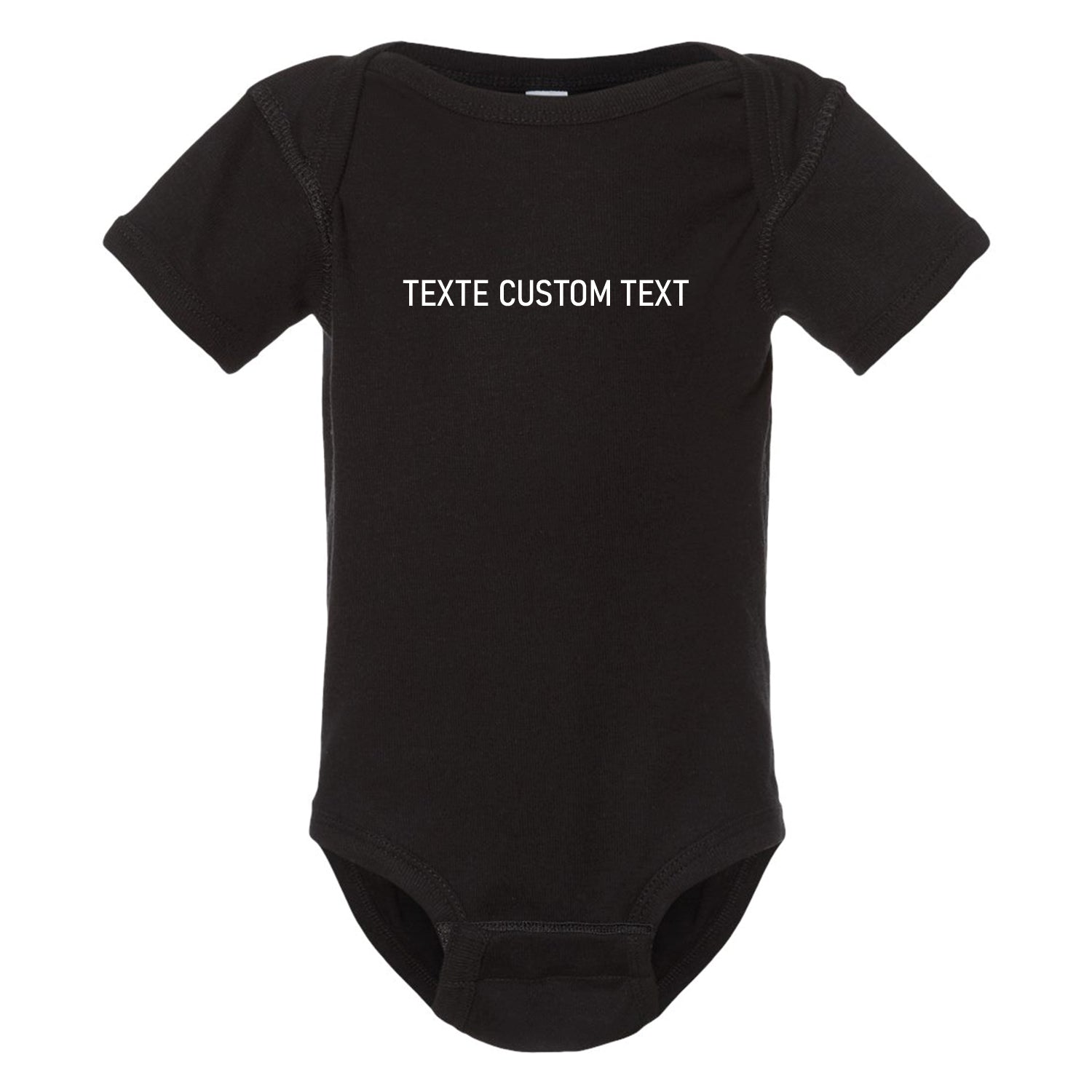 Cache-couche personnalisable avec texte brodé