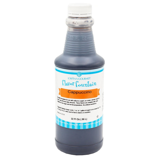 Cappuccino Flavor Fountain - 4 oz. - 32 oz. - Ice Cream and Beverage Flavors - LorAnn Oils - Canadian Distribution - Ships Free Within Canada on Orders Above CAD $199 - Royal Eagles Promise of Peace