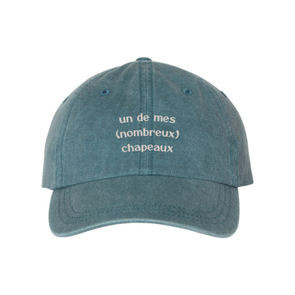 Casquette "un de mes nombreux chapeaux" brodée