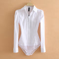 Bodycon Bodysuit Dress Shirt